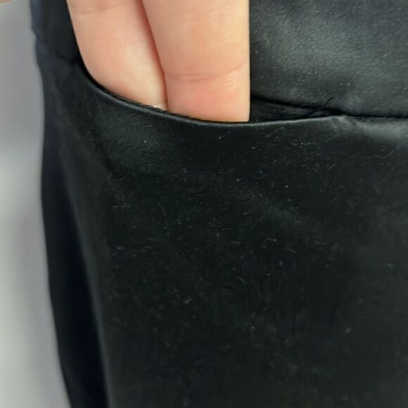 Talbots Black Faux Leather Curvy Petite Leggings w/ Side Closure- Size 14 Petite - Picture 5 of 16